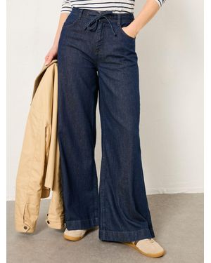 FatFace Amberley Wide Leg Jeans - Blue