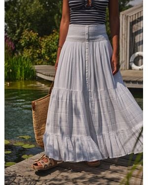 FatFace Fatface Rhea Beachwear Maxi Skirt - White