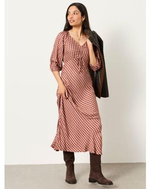 FatFace Fatface Phoebe Midaxi Dress - Pink