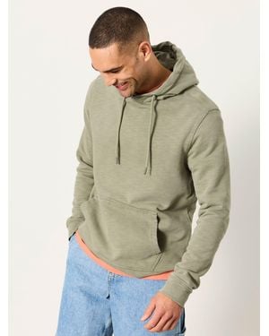FatFace Slub Hoodie - Green