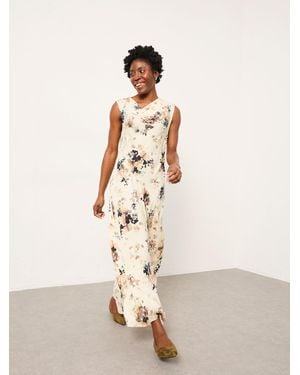 FatFace Fatface Liza Regular Cowl Neck Midi Dress - Brown