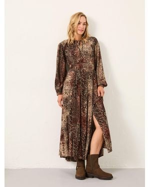 FatFace Fatface Jaqs Regular Midi Dress - Natural