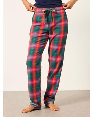 FatFace Eva Jewel Check Pyjama Bottoms - Multicolour