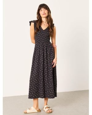 FatFace Fatface Demi Petite Jersey Midi Dress - Multicolour