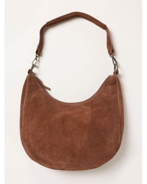 FatFace Fatface Harper Chestnut Suede Shoulder Bag - Brown