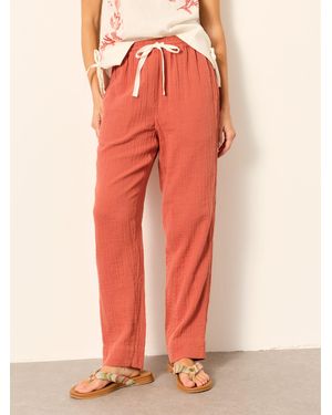 FatFace Charlie Tapered Trousers - Orange