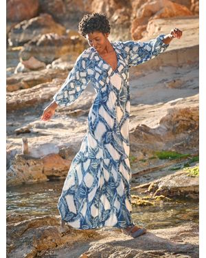 FatFace Fatface Noelle Maxi Dress - Blue