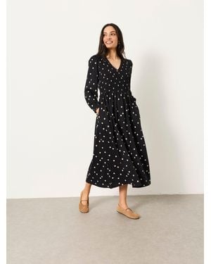 FatFace Fatface Danni Petite Midi Dress - Blue
