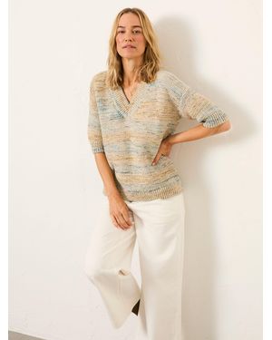 FatFace Tilly Knitted Top - Natural
