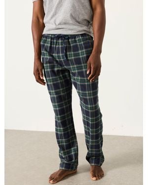 FatFace Kelty Check Pyjama Bottom - Black