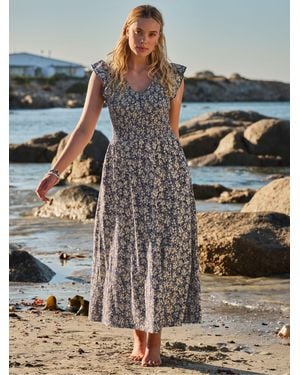 FatFace Fatface Regular Jersey Midi Dress - Metallic