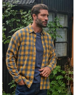 FatFace Fatface Thursby Long Sleeve Relaxed Fit Gingham Shirt - Green