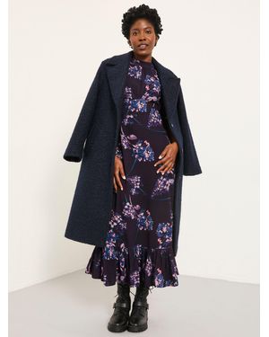 FatFace Fatface Mila Petite Midi Dress - Blue