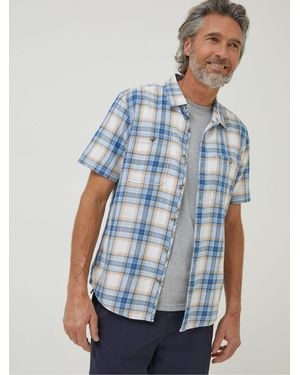 FatFace Fatface Westly Check Shirt - Blue
