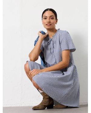 FatFace Fatface Immy Petite Midi Dress - Blue