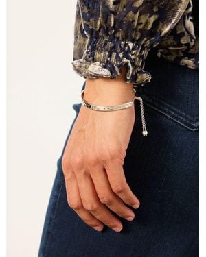 FatFace Hammered Bangle - Blue