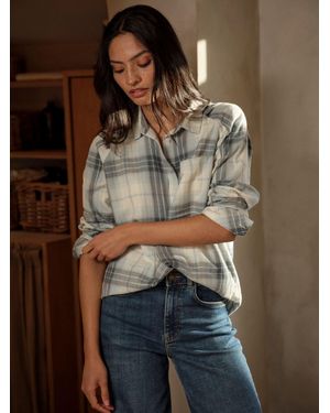 FatFace Fatface Bessie Regular Check Shirt - Blue
