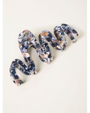 FatFace Fatface Large Squiggle Claw Clip - Blue