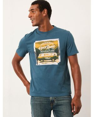 FatFace Graphic T-Shirt - Blue
