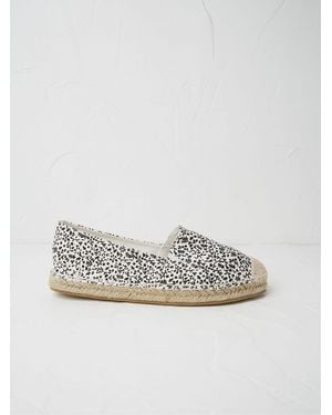 FatFace Fatface Printed Maggie Espadrilles - White