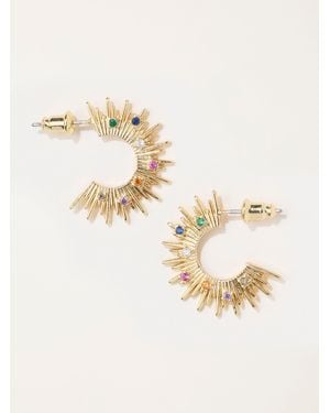 FatFace Fatface Tone Sunburst Earrings - Natural