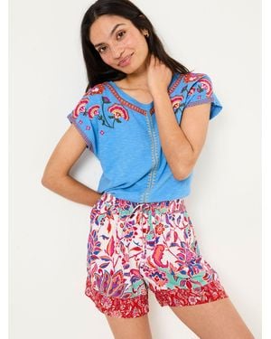 FatFace Flippy Shorts - Blue