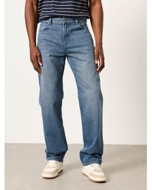 FatFace Fatface Mid Relaxed Straight Fit Jeans - Blue
