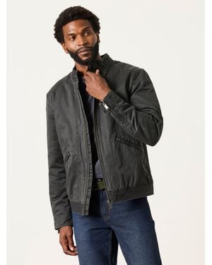 FatFace Hamble Bomber Jacket - Grey
