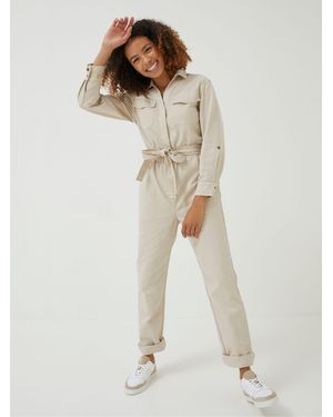 FatFace Betty Boilersuit - Natural