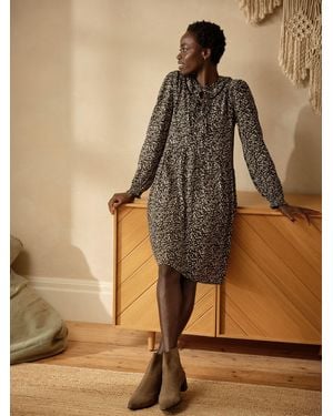FatFace Fatface Inez Petite Dress - Natural