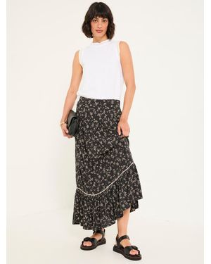 FatFace Aurielle Maxi Skirt - White