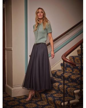 FatFace Prom Tulle Skirt - Brown
