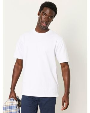 FatFace Alton Relaxed Fit Heavyweight T-Shirt - White