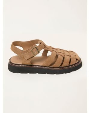 FatFace Fatface Cali Suede Fisherman Sandal - Brown