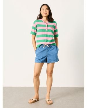 FatFace Fatface Cosby Denim Shorts - Blue