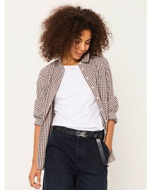 FatFace Bessie Check Shirt - White