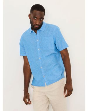 FatFace Fatface Bugle Short Sleeve Shirt - Blue