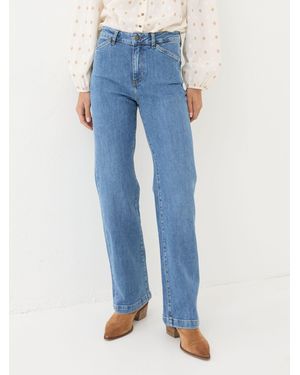 FatFace Elise Wide Leg Wide Leg Jeans - Blue