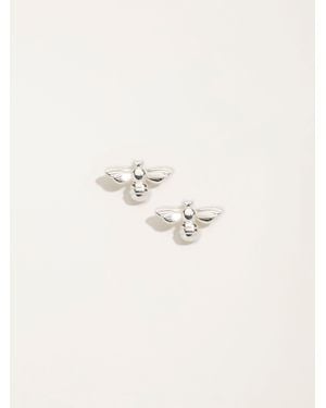 FatFace Sterling Bee Studs - Natural