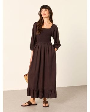FatFace Fatface Adele Regular Midi Dress - Natural