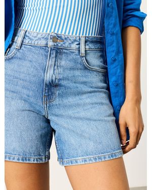 FatFace Fatface Elsham Denim Shorts - Blue