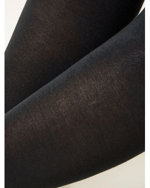 FatFace Thick Plain Tights - Black
