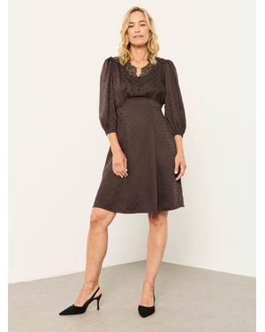 FatFace Libby Petite Dress - Natural