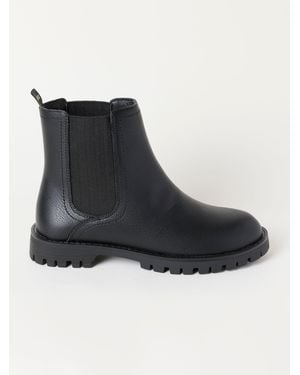 FatFace Fatface Avebury Regular Fit Pu Chelsea Boots - Black