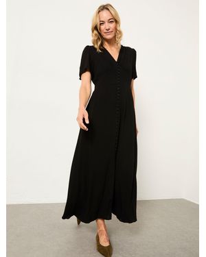 FatFace Fatface Livvy Regular Midi Dress - Black