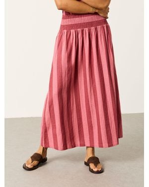 FatFace Fatface Kit Midi Skirt - Pink