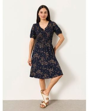 FatFace Fatface Nora Petite Jersey Dress - Blue