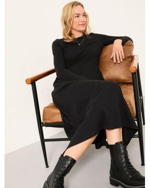 FatFace Fatface Jonie Regular Jersey Midi Dress - Black