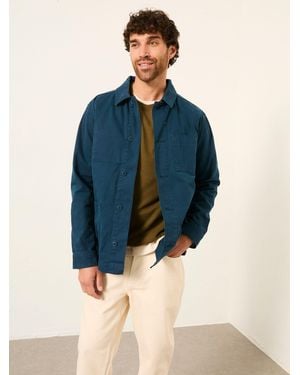 FatFace Canvas Worker Jacket - Blue