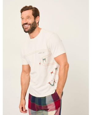 FatFace Slalom Ski T-Shirt - White